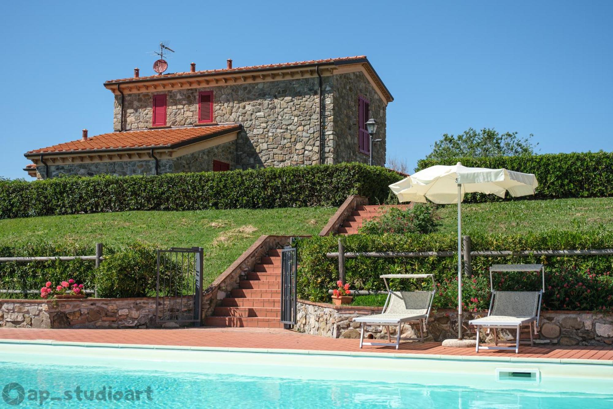 Il Poggio Della Pieve Apartments Santa Luce Exteriör bild